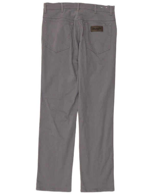 Мужские прямые повседневные брюки Wrangler Texas W32 L32, серый хлопок