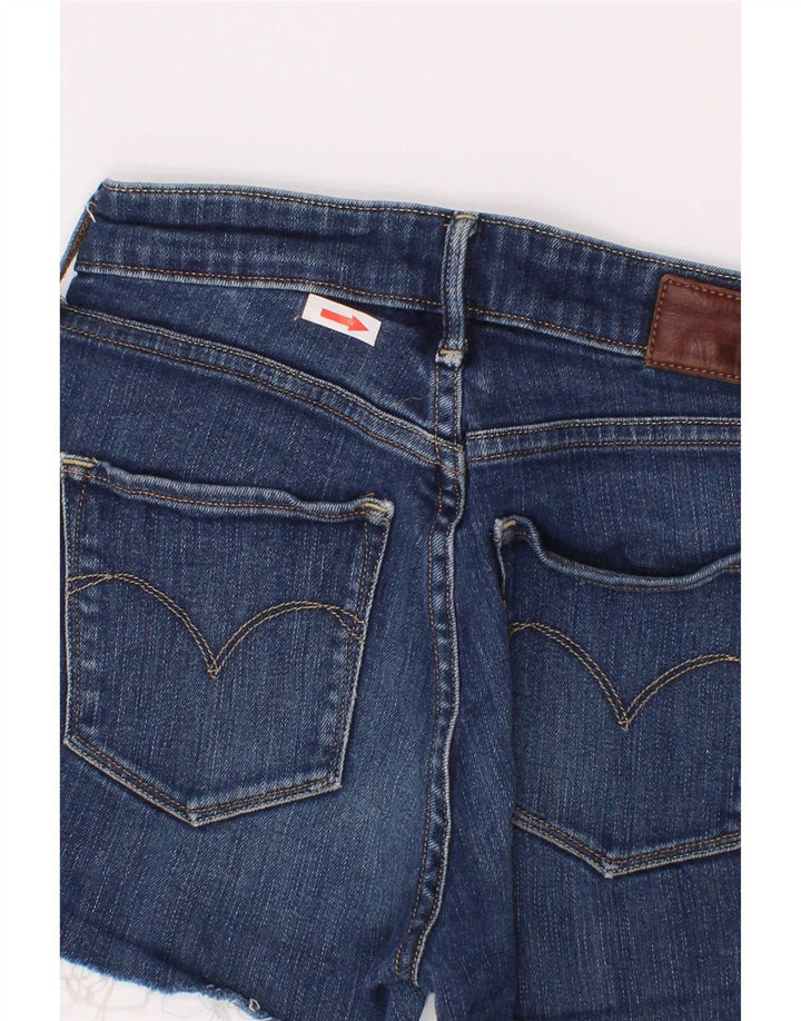 Женские джинсовые шорты Levi's W25 XS, синие, хлопок
