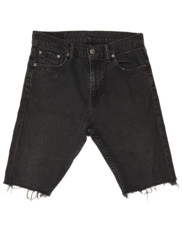 Мужские джинсовые шорты Levi's W29, маленькие, черные, хлопковые