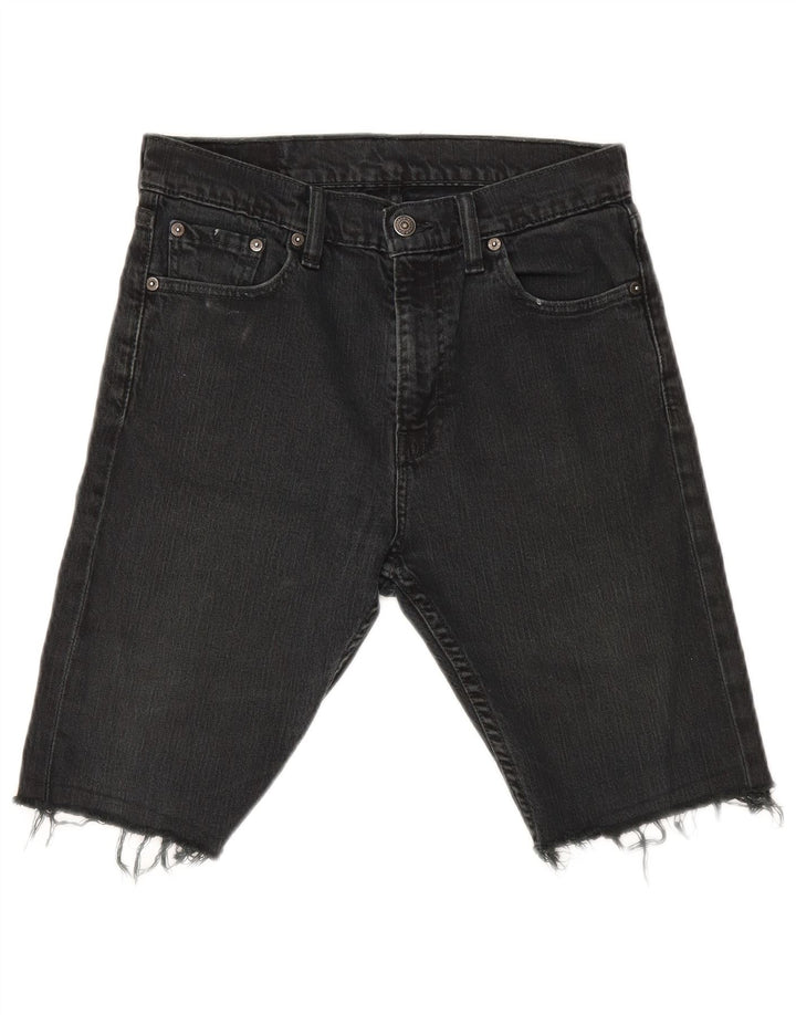 Мужские джинсовые шорты Levi's W29, маленькие, черные, хлопковые