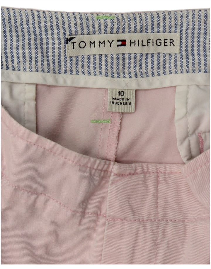 TOMMY HILFIGER Женские шорты чинос США 10, большие размеры W32, розовый хлопок
