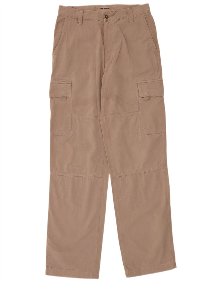 Carrera Мужские прямые брюки карго IT 48 Medium W30 L34 Бежевые, хлопок