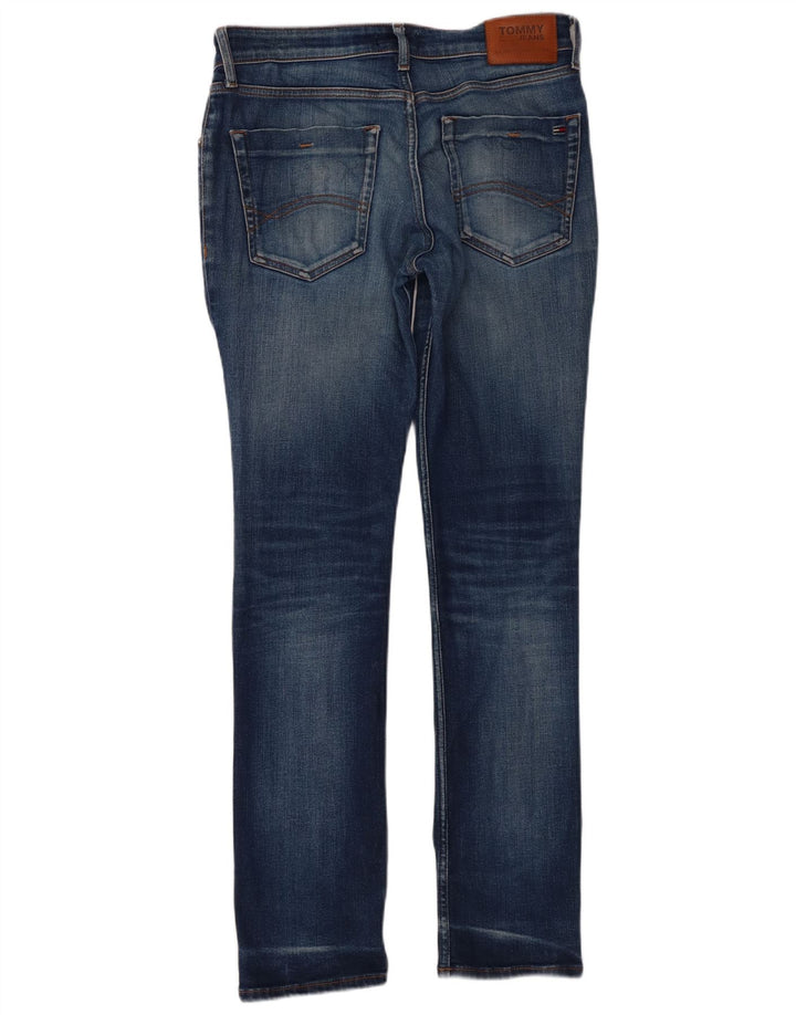 Мужские узкие джинсы Tommy Hilfiger W31 L32 синие, хлопок