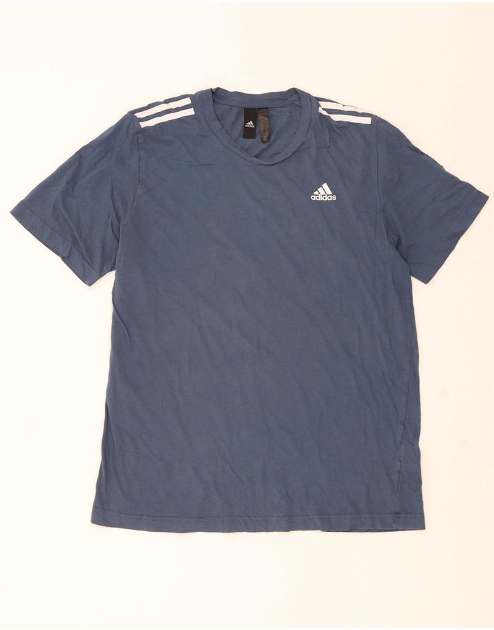 Мужская футболка Adidas Top Medium Blue Cotton