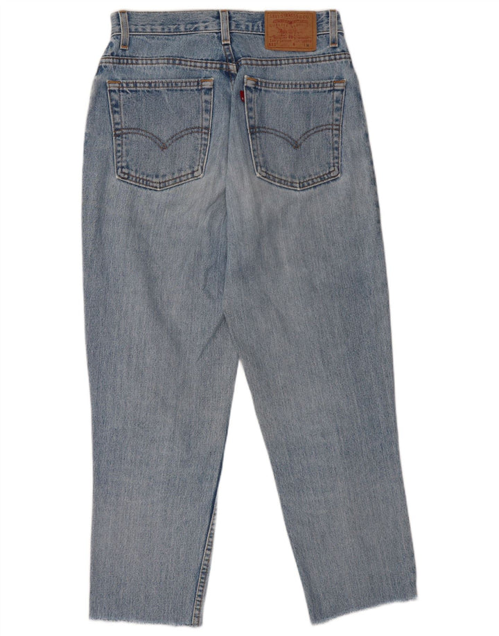 Женские укороченные зауженные джинсы Levi's 512 W28 L25 синие