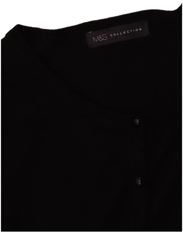 Женский кардиган-свитер Marks & Spencer UK 14, средний черный