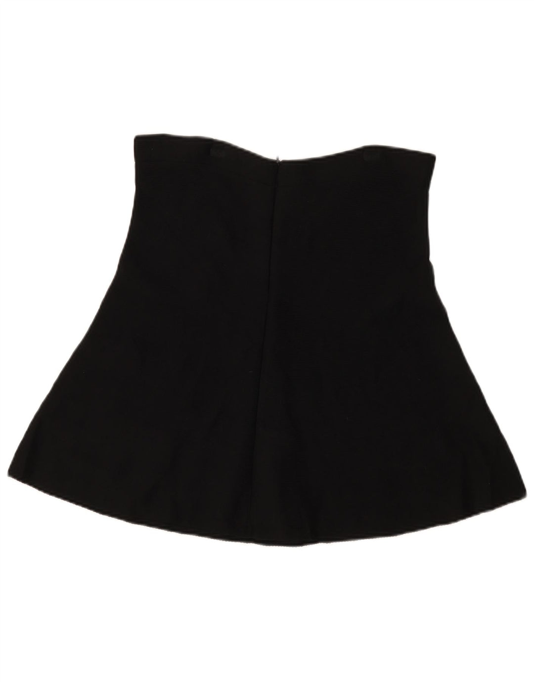 Zara Женская юбка-трапеция, маленькая W26, черная вискоза