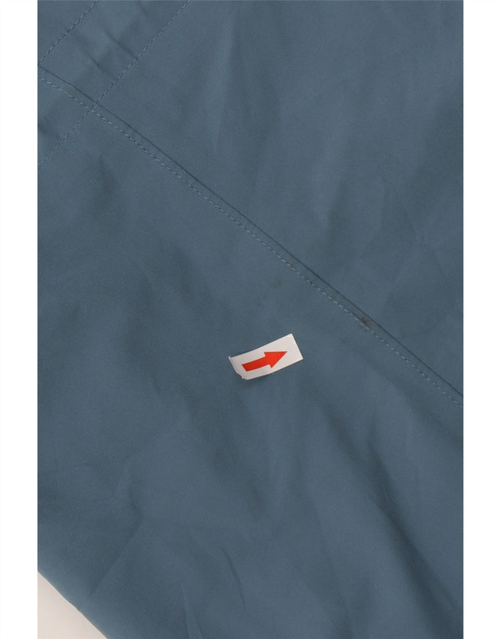 MUNTAIN EQUIPMENT Женская куртка-дождевик с капюшоном UK 14, средний синий полиэстер