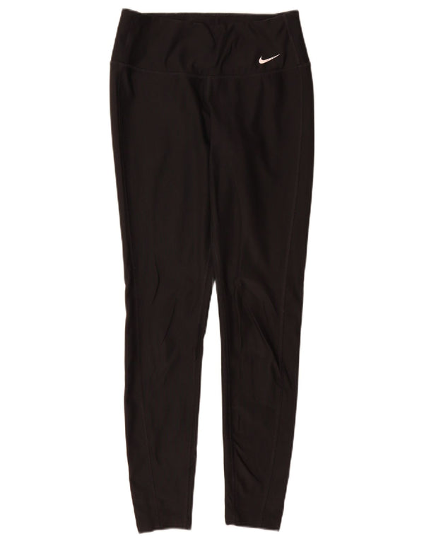 Женские леггинсы Nike Dri Fit UK 6 XS, черный полиэстер