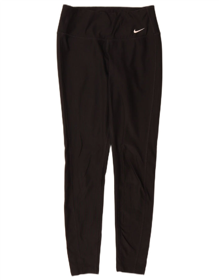 Женские леггинсы Nike Dri Fit UK 6 XS, черный полиэстер