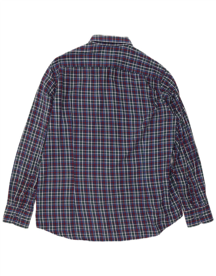 BUGATTI Mens Flannel Shirt Size  43/44 XL Multicoloured Check Cotton