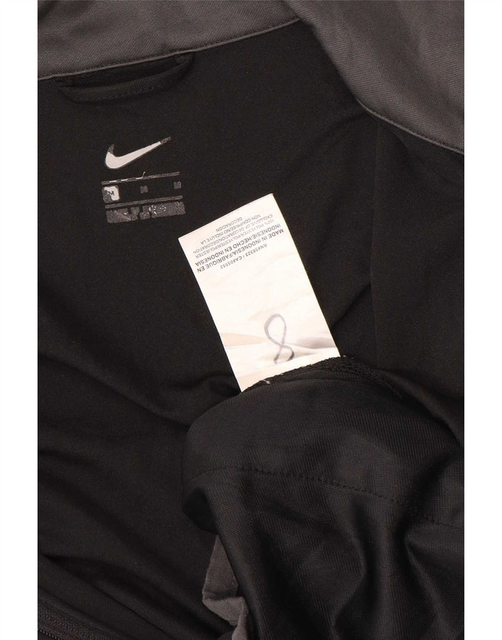 Мужской спортивный костюм с графическим рисунком Nike, средний черный полиэстер с цветными блоками