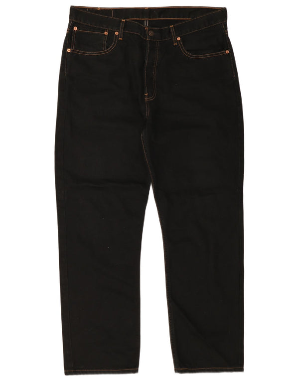 Мужские прямые джинсы Levi's 582 W36 L30 черные