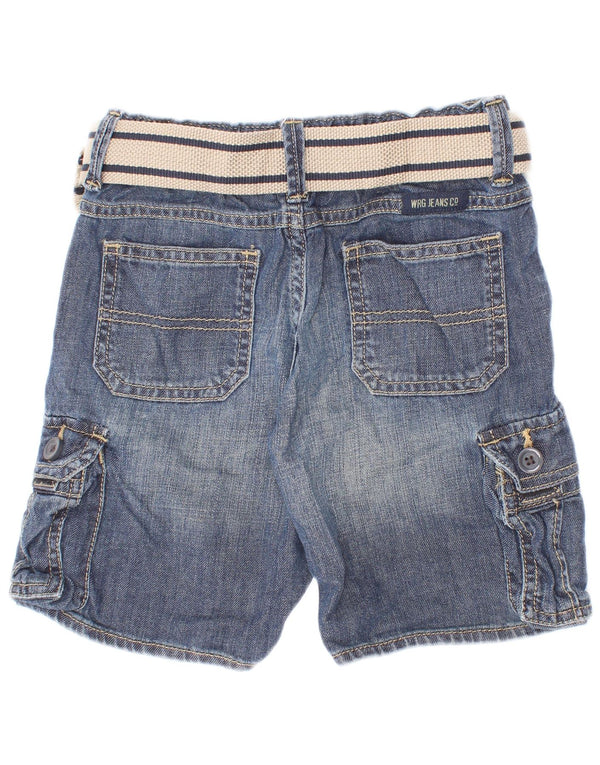 Джинсовые шорты карго для мальчиков Wrangler 3–4 лет, W22, синие, хлопок