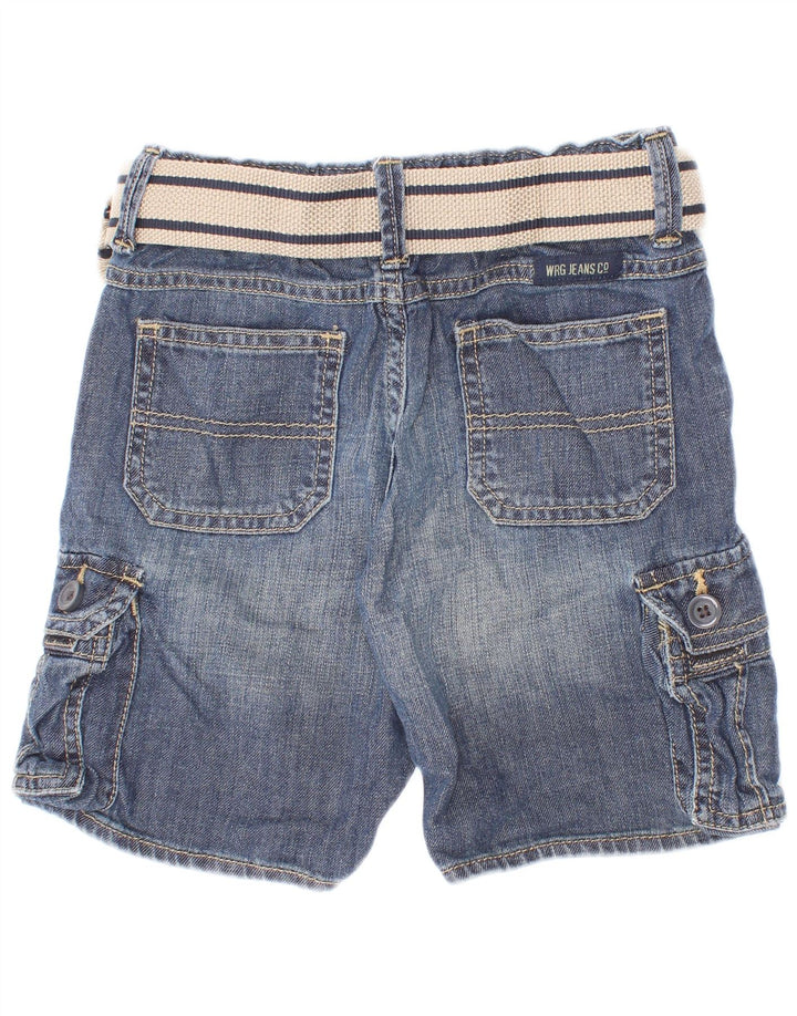 Джинсовые шорты карго для мальчиков Wrangler 3–4 лет, W22, синие, хлопок