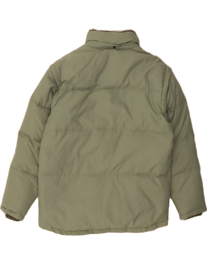 FILA Mens Padded Jacket UK 40 Large Green Polyamide Vintage Fila and Second-Hand Fila from Messina Hembry 