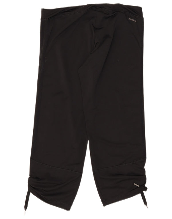 Женские спортивные брюки-капри Adidas Climalite UK 16, большие черные