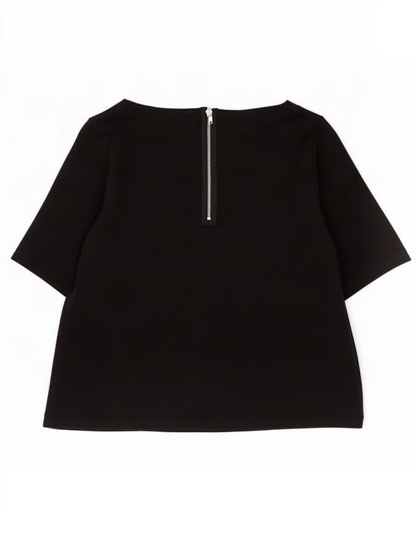 Женская блузка Gap Top UK 10, маленькая, черный хлопок