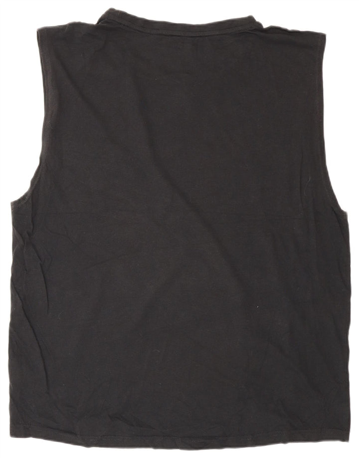 Мужской жилет с рисунком Mossimo XL, черный хлопок