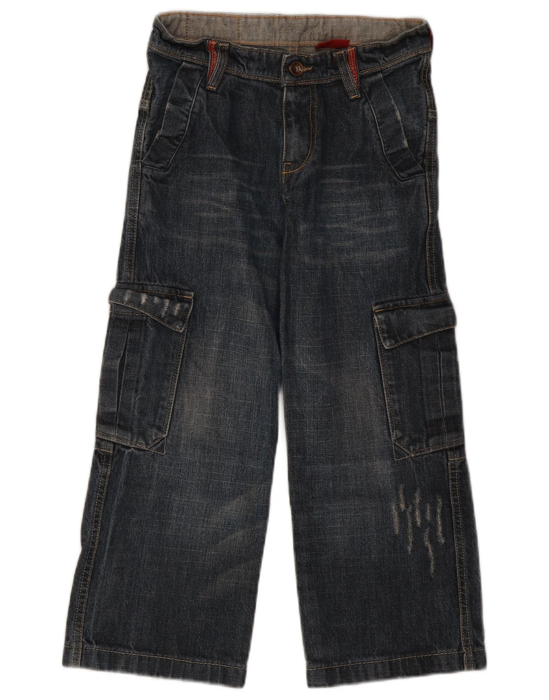 Levi's Широкие джинсы карго с потертостями для мальчиков 9–10 лет W24 L20 синие