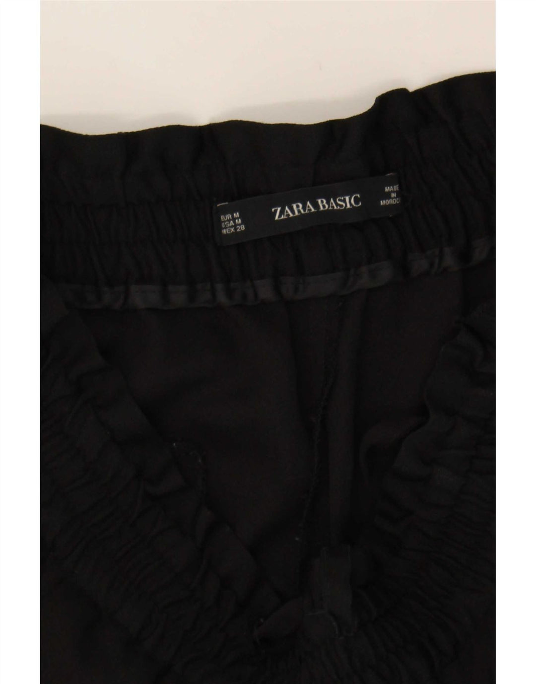 Женские спортивные брюки Zara UK 12, средние черные цветные блоки