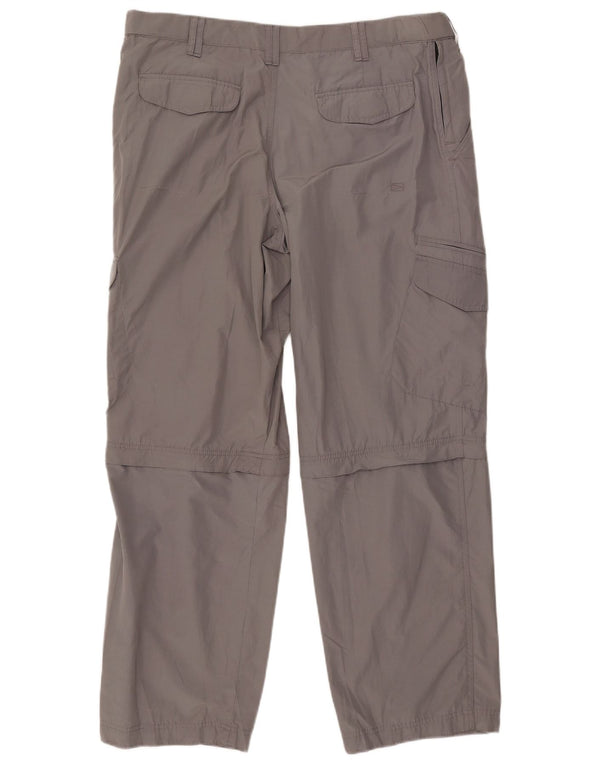 Мужские прямые брюки карго MARKS & SPENCER Blue Harbour W38 L31 серые