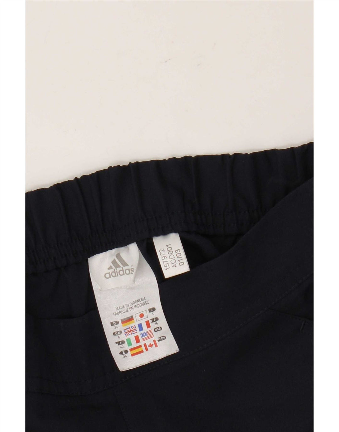 Женские спортивные шорты Adidas UK 8, маленькие, темно-синие, полиэстер