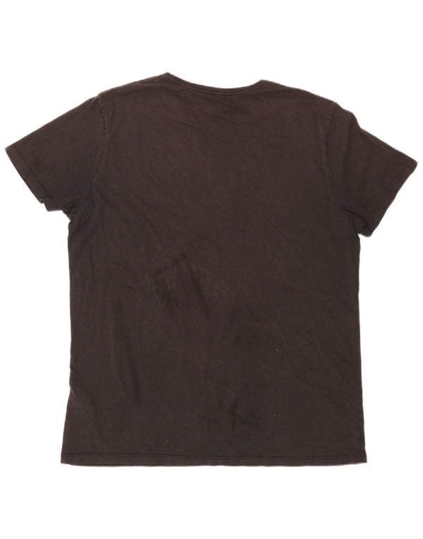 Мужская футболка с рисунком Timberland XL, черный хлопок