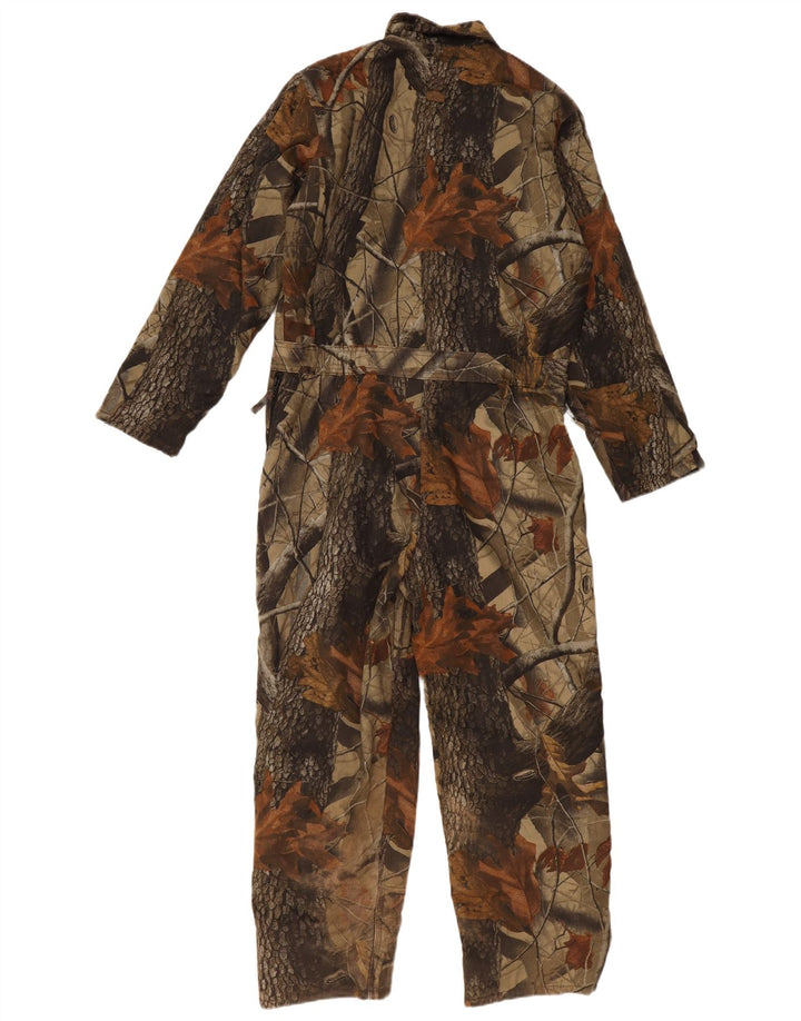 ВИНТАЖНЫЙ комбинезон с длинными рукавами для мальчиков 15–16 лет, хлопок цвета хаки с цветочным принтом