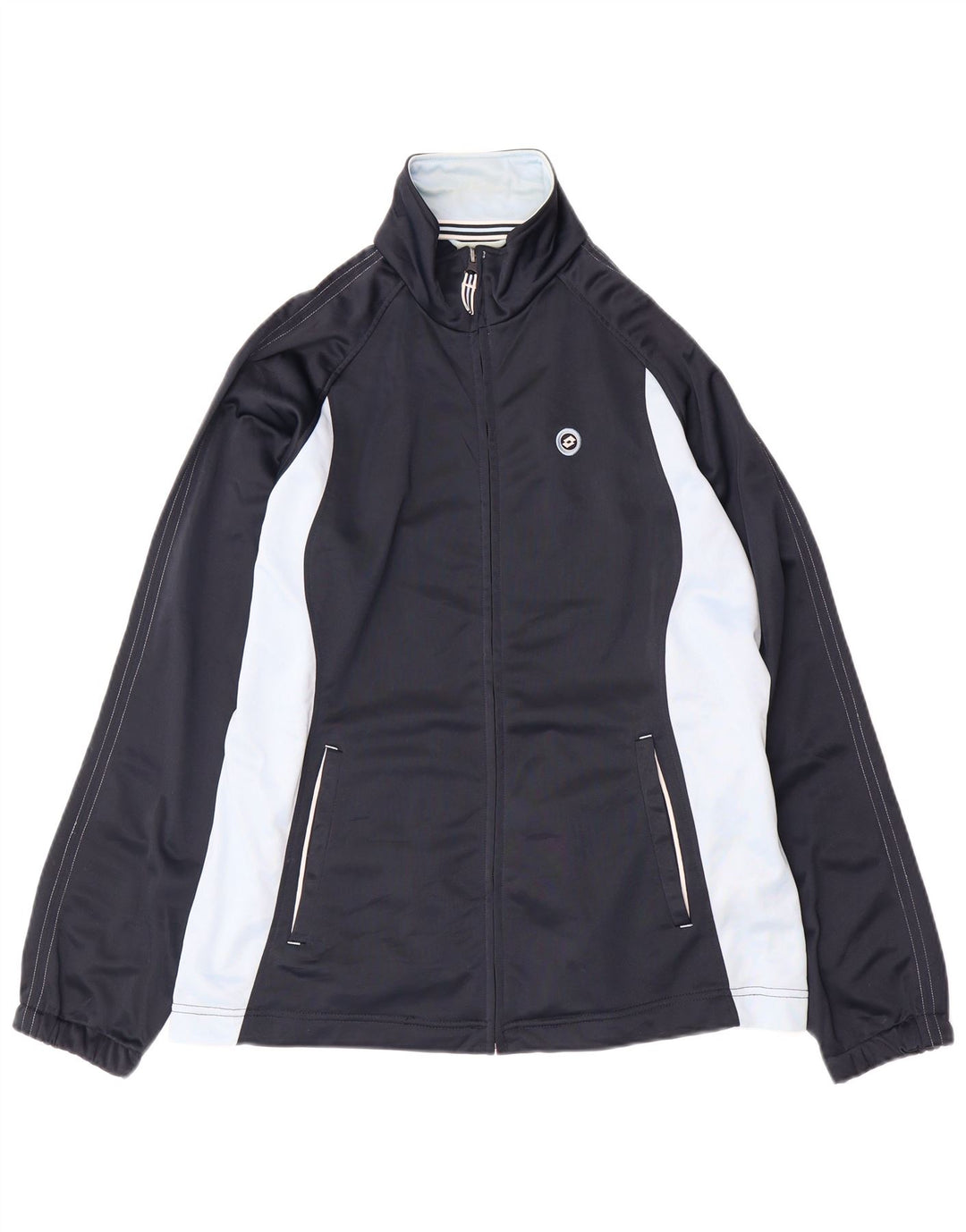 LOTTO Женский спортивный костюм UK 18 XL, темно-синий, полиэстер с цветными блоками