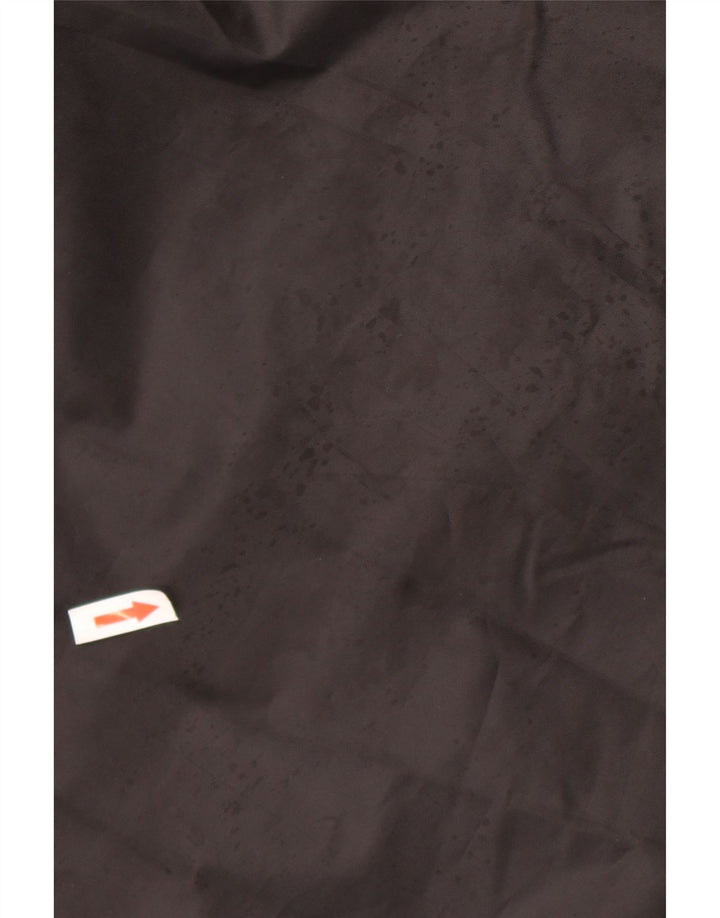 Мужская ветровка с рисунком Asics UK 40, большая черная полиэстер