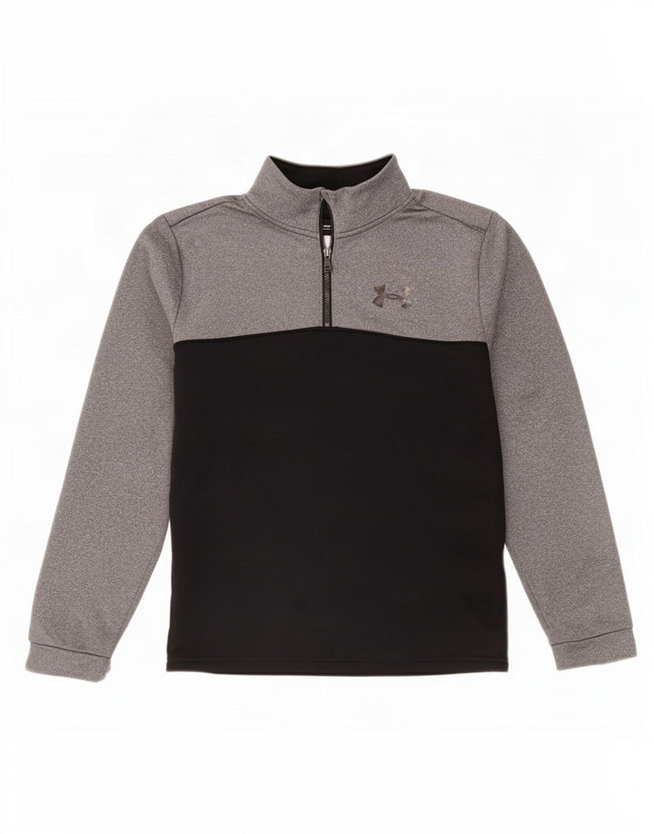 Пуловер-спортивный костюм Under Armour Cold Gear для мальчиков 11–12 лет, большой серый цвет