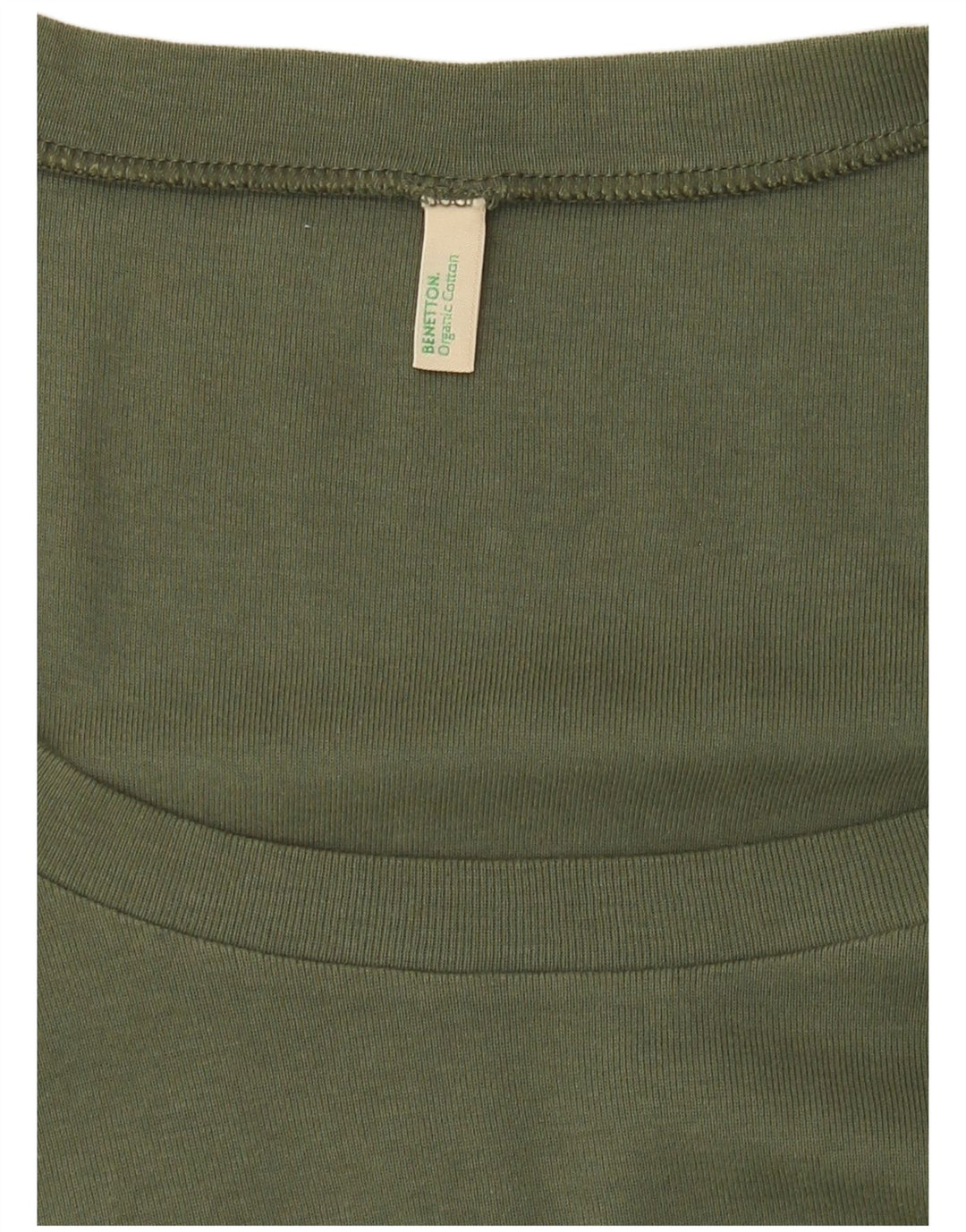 Женская футболка Benetton Top UK 10 Small Khaki