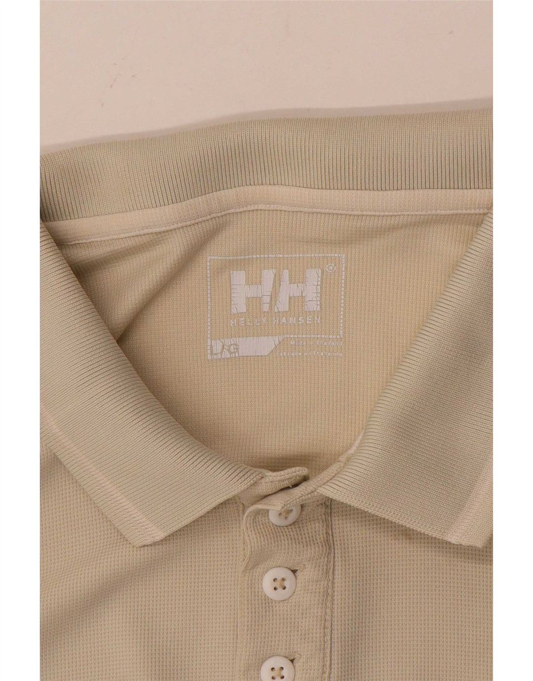 Мужская рубашка-поло Helly Hansen, большая бежевая