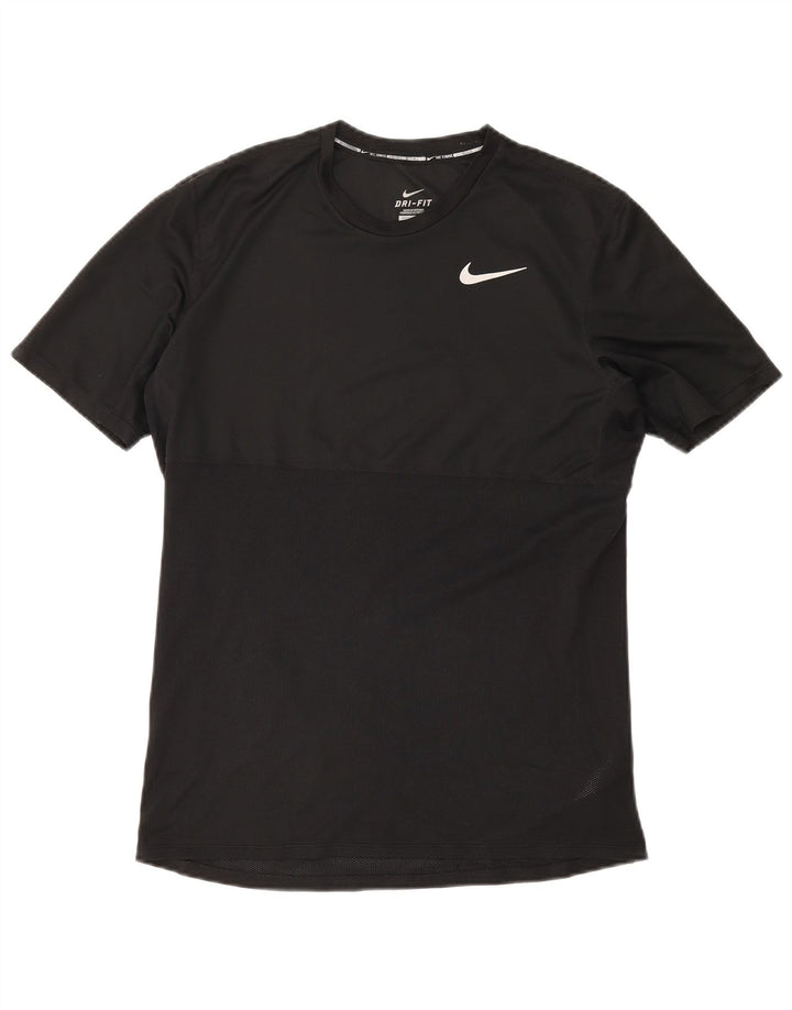 Мужская футболка Nike Dri Fit Top Medium Black, полиэстер, спортивная