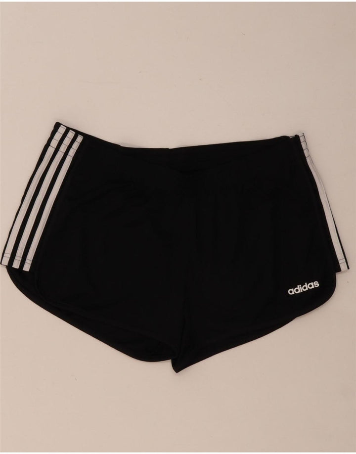 Женские спортивные шорты ADIDAS UK 16/18, большие черные, полиэстер