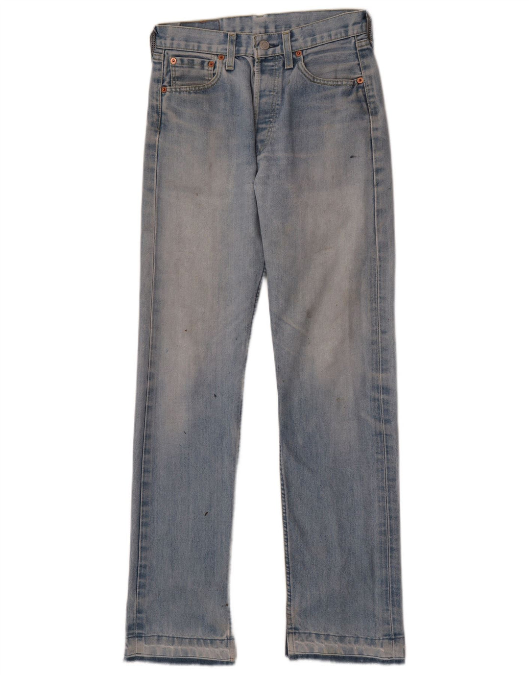 Женские прямые джинсы Levi's 501 W29 L31 синие, хлопок