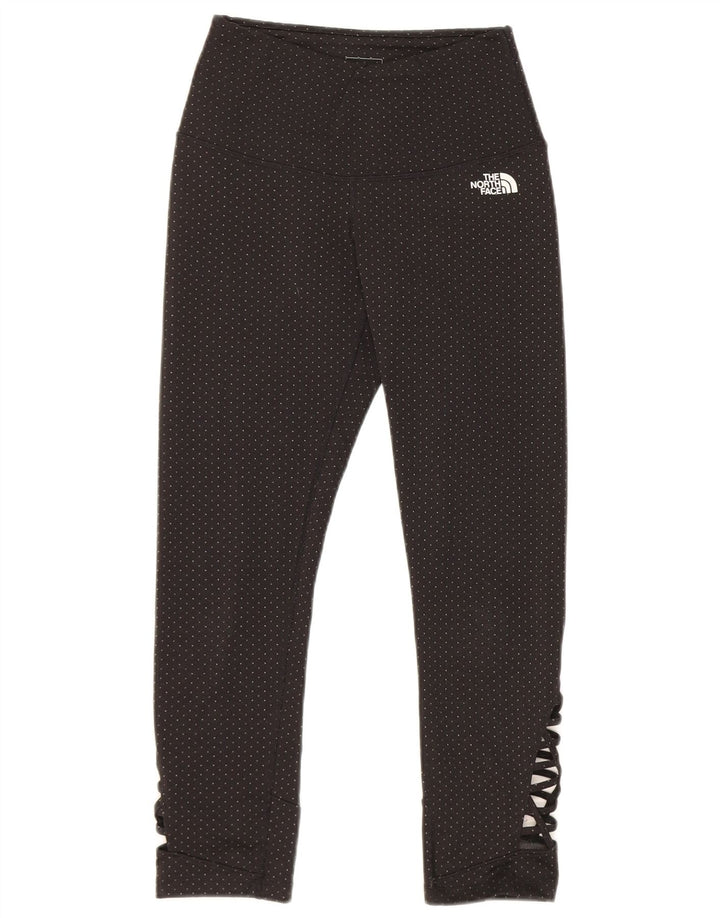 Женские укороченные леггинсы The North Face UK 8, маленькие черные пятнистые полиэстера