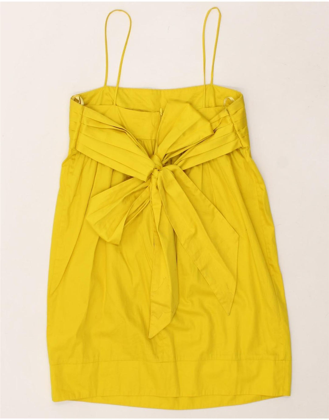 FRENCH CONNECTION Womens Slip Dress UK 12 Medium Yellow Vintage French Connection and Second-Hand French Connection from Messina Hembry 