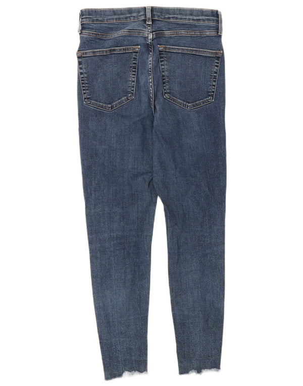 Женские укороченные джинсы скинни Topshop W28 L25, синий хлопок