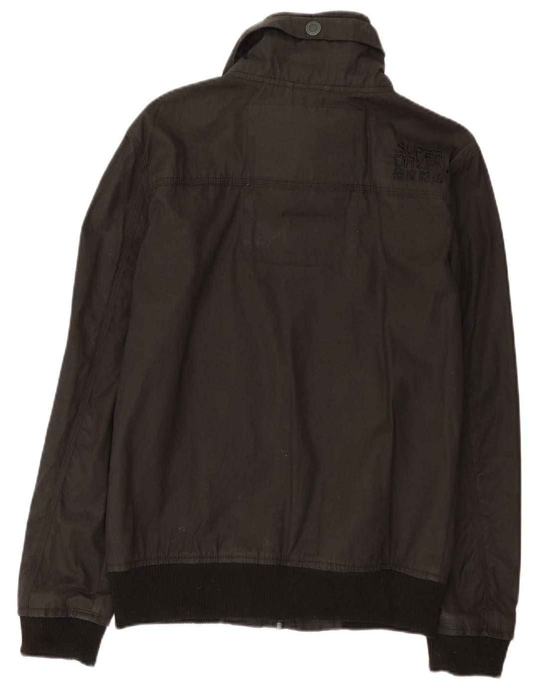 Мужская куртка-бомбер Superdry UK 38, средний черный хлопок
