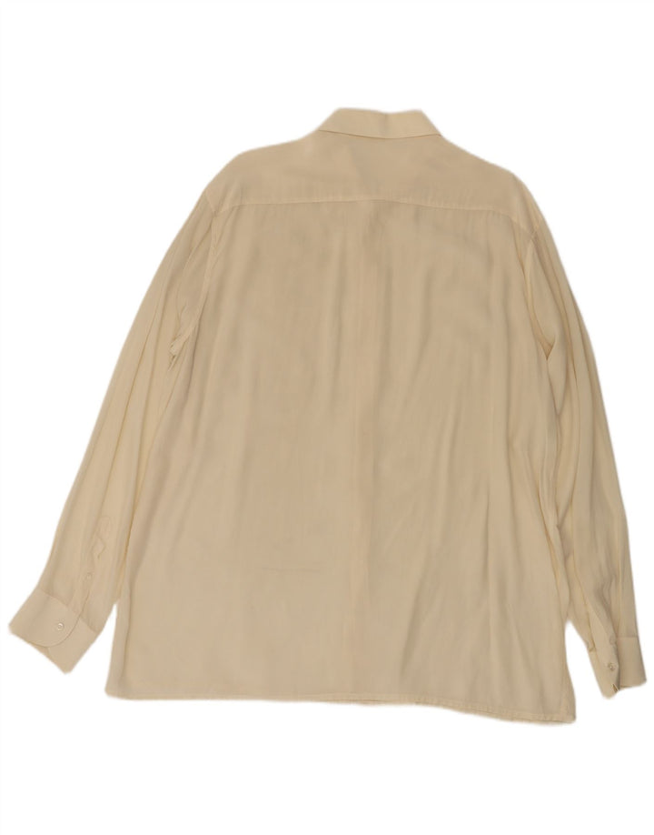 Мужская рубашка Fabio Inghirami XL Off White Silk