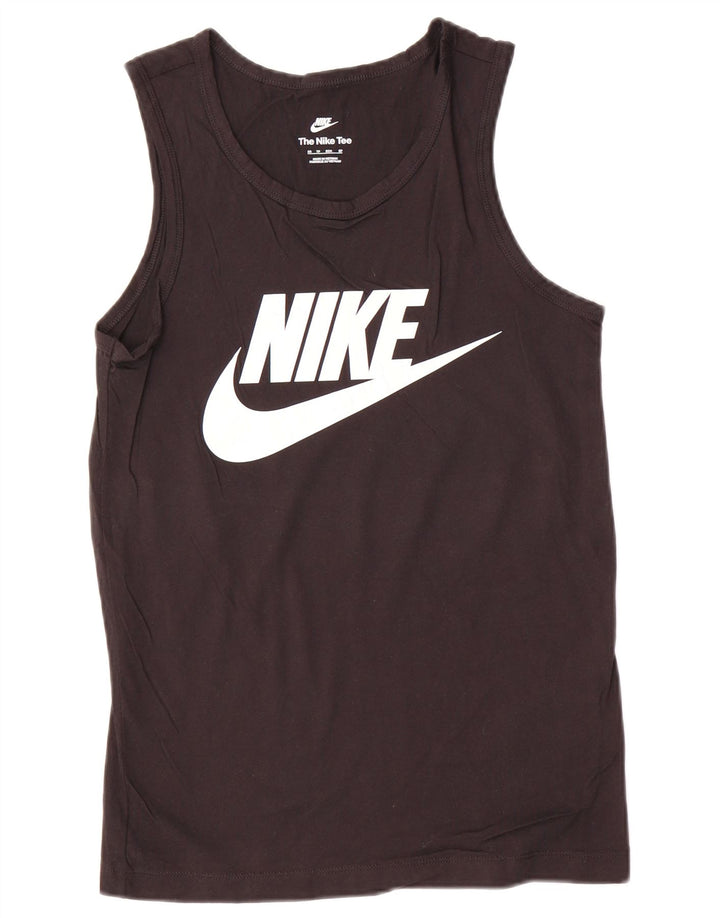 Мужской жилет с графическим рисунком Nike XS, черный хлопок