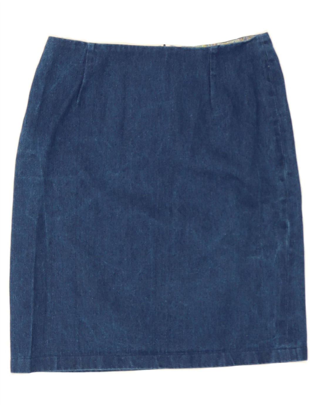 VINTAGE Womens Denim Skirt W32 Large Blue Vintage Vintage and Second-Hand Vintage from Messina Hembry 
