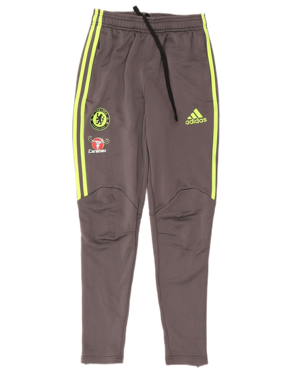 Adidas Женские спортивные брюки Chelsea FC с графическим рисунком XS Серый полиэстер