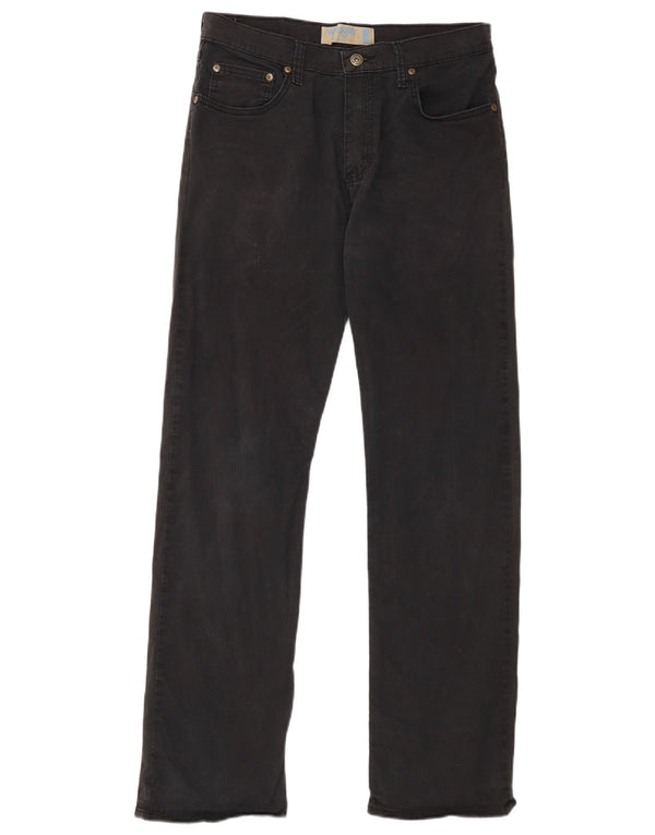 Мужские прямые повседневные брюки Wrangler W30 L32, черный хлопок