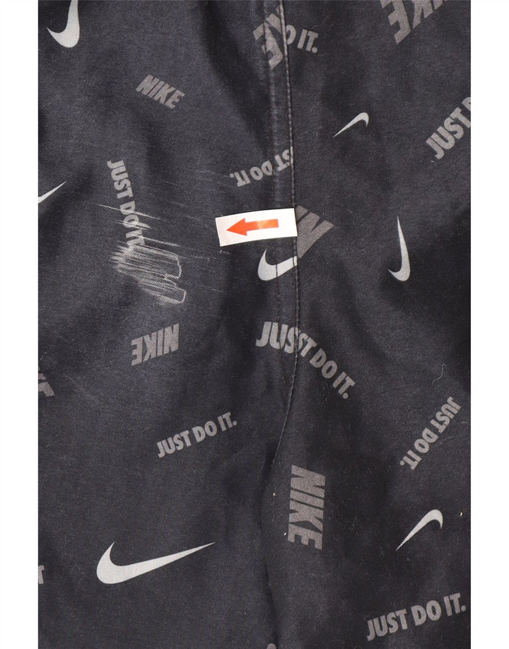 Мужские шорты для плавания с рисунком Nike Medium W30 L8, темно-синие