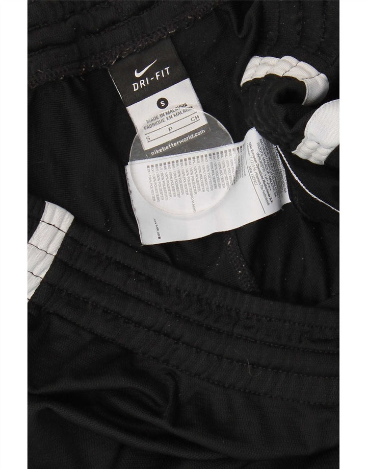 Мужские спортивные шорты Nike Dri Fit, маленькие черные полиэстер с цветными блоками