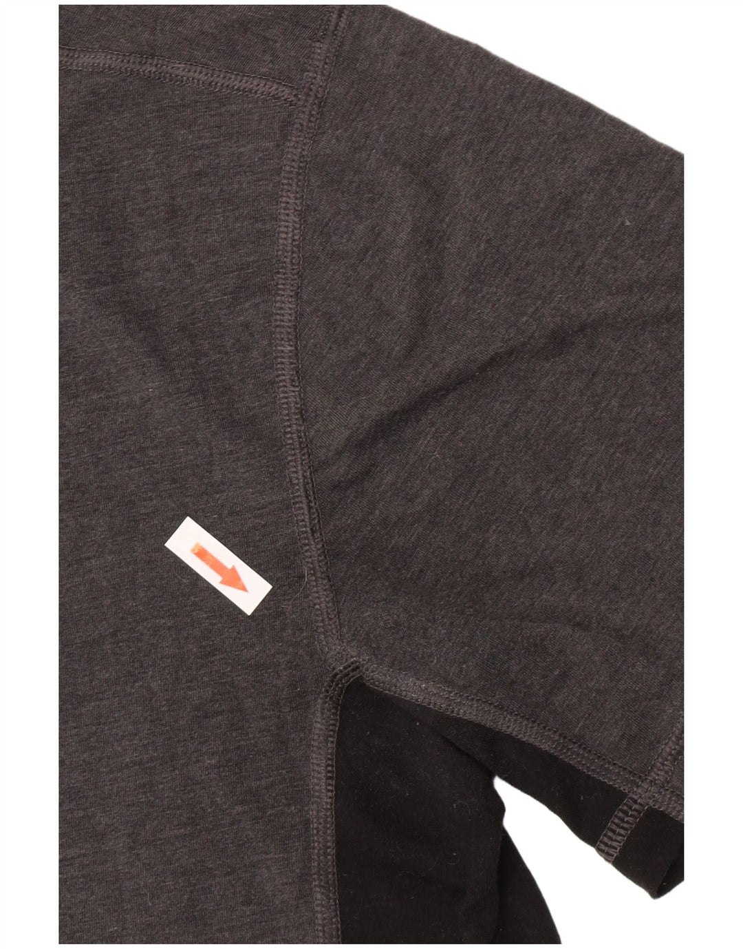 Carhartt Мужская футболка свободного кроя Верх среднего серого цвета из полиэстера с цветными блоками