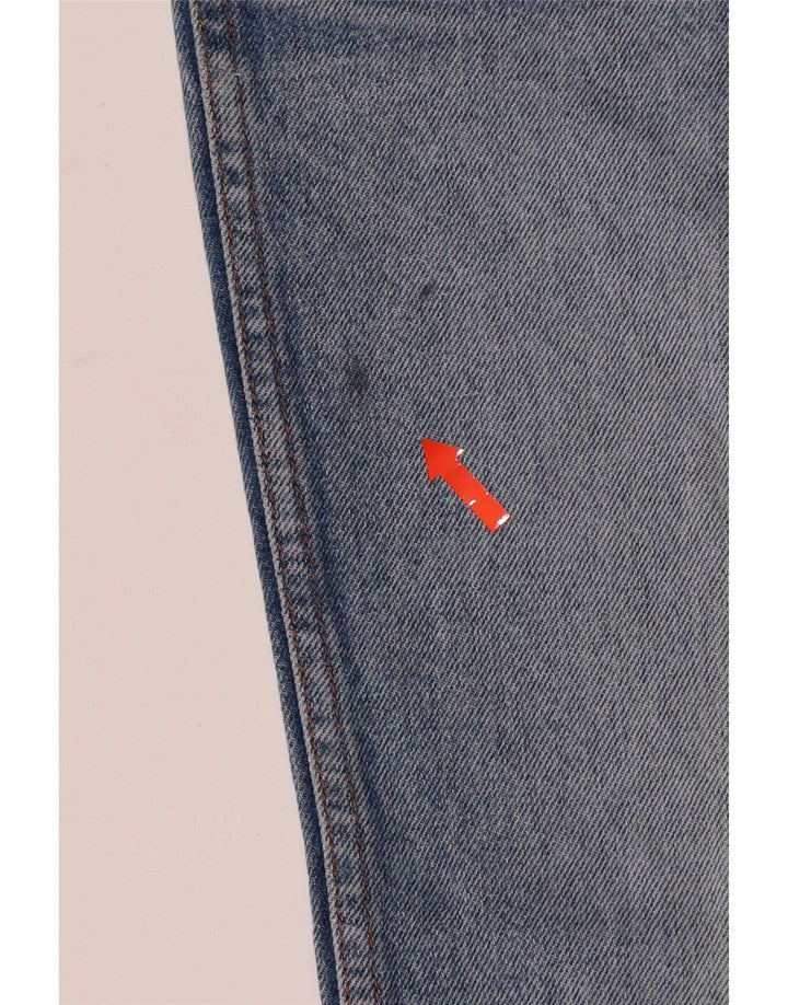 Мужские прямые джинсы Wrangler W30 L28, синие, хлопковые, классические